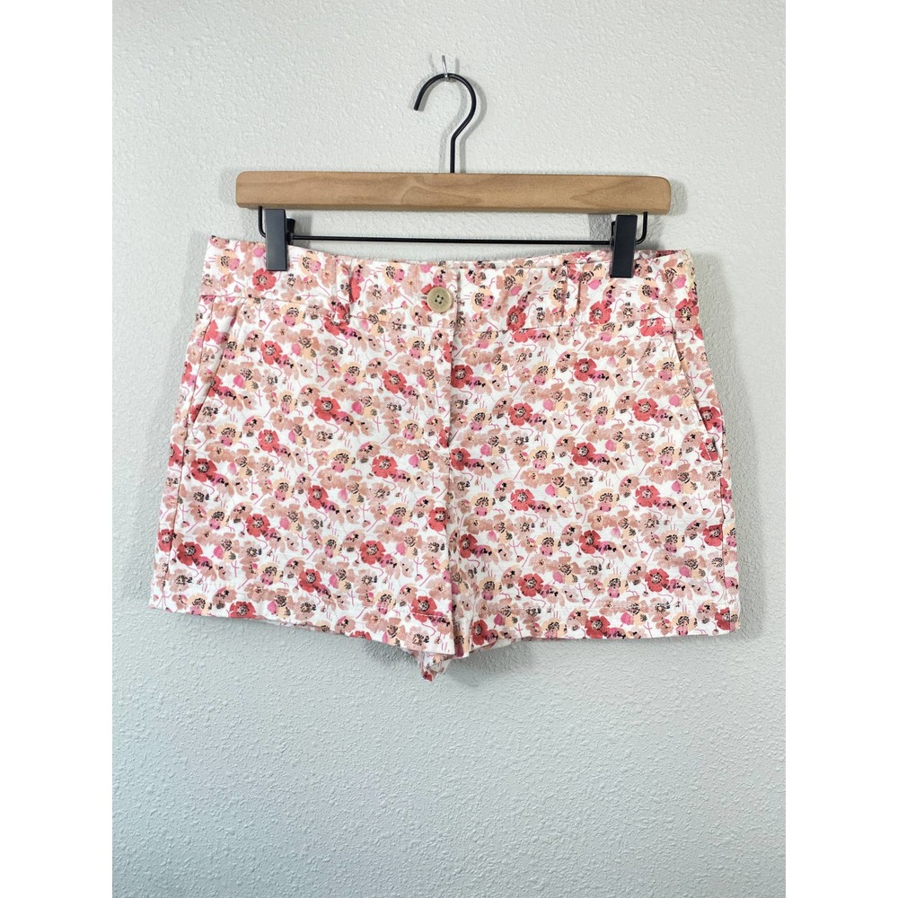 LOFT Pink Floral Shorts Size 6